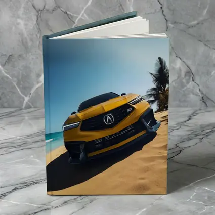 Acura Integra Type S Yellow Beach Scene