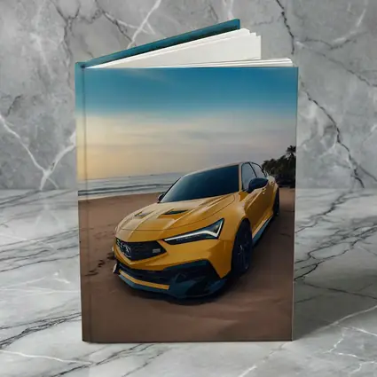 Acura Integra Type S Yellow Beach Shore