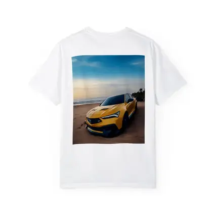 Acura Integra Type S Yellow Beach Shore