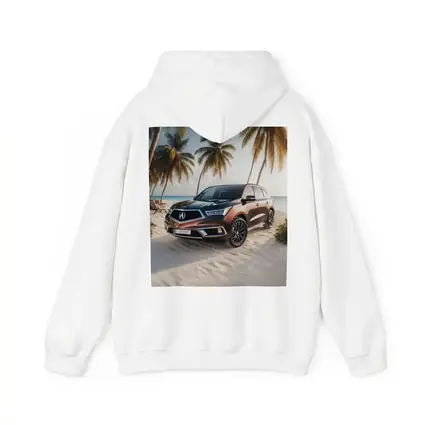 Acura MDX Parked on Sandy Tropical Beach