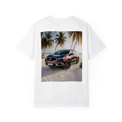 Acura MDX Parked on Sandy Tropical Beach