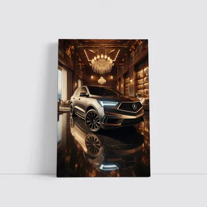 Acura MDX Parked Inside Luxury Mansion