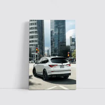 Acura MDX Type S City Street White