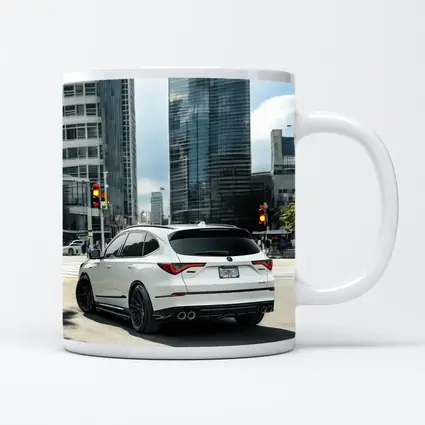 Acura MDX Type S City Street White