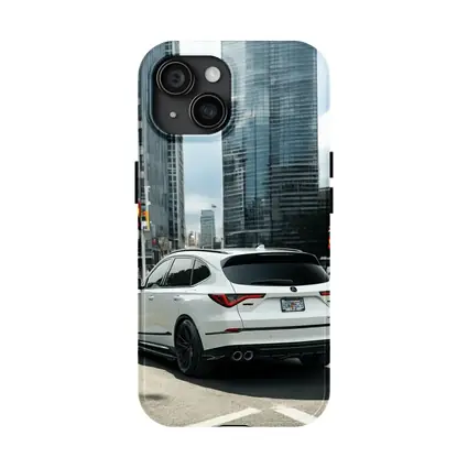 Acura MDX Type S City Street White