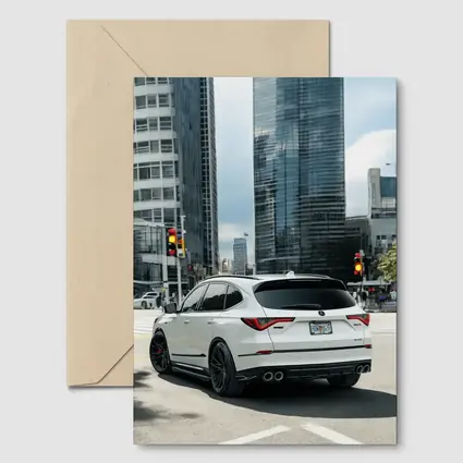 Acura MDX Type S City Street White