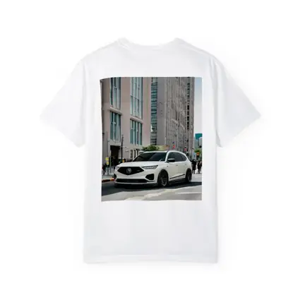Acura MDX White SUV City Street