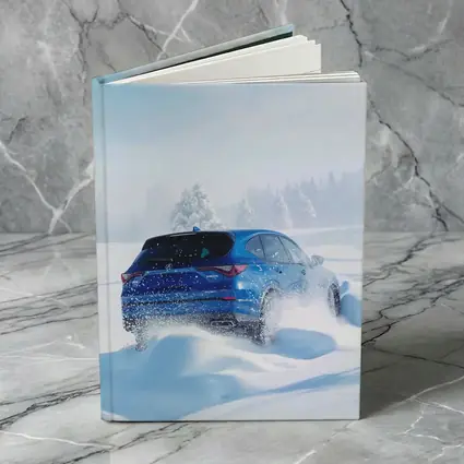 Acura MDX Drifting Through Deep Winter Snow