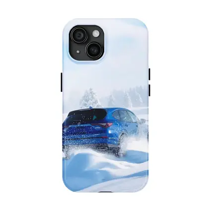 Acura MDX Drifting Through Deep Winter Snow