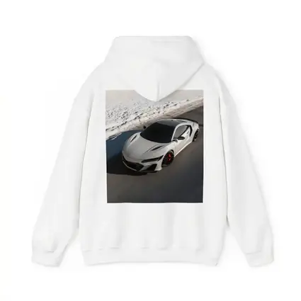 Acura NSX Type S White Snow Road