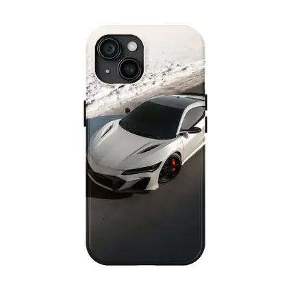 Acura NSX Type S White Snow Road