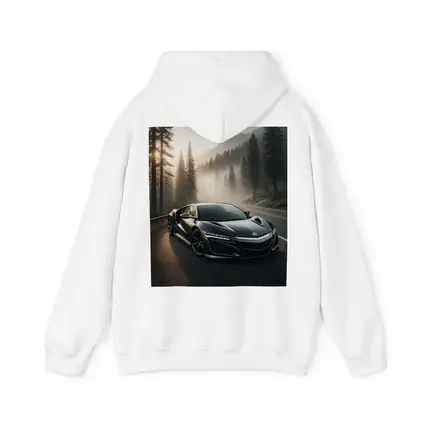 Acura NSX Black Sports Car Misty Forest