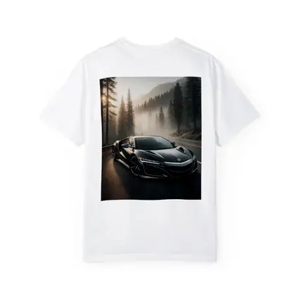 Acura NSX Black Sports Car Misty Forest