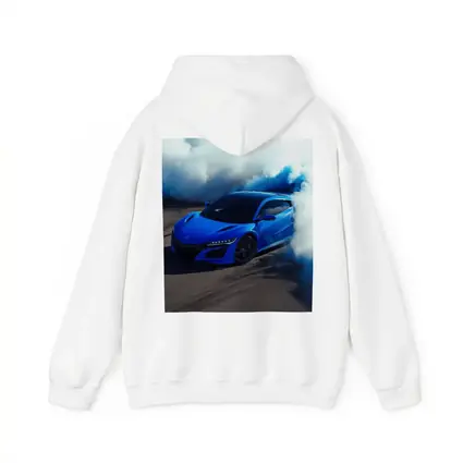Acura NSX Blue Supercar Smoke Burnout