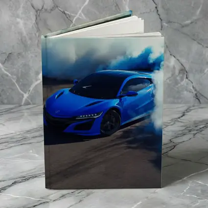Acura NSX Blue Supercar Smoke Burnout