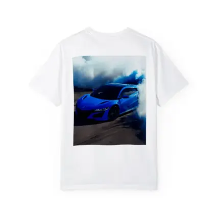 Acura NSX Blue Supercar Smoke Burnout
