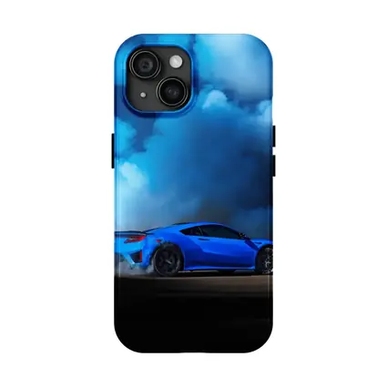 Acura NSX Blue Smoke Track Burnout