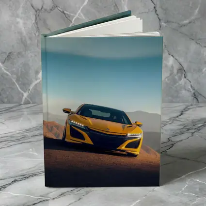 Acura NSX Yellow Sports Car Mountain Road