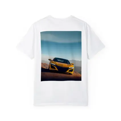 Acura NSX Yellow Sports Car Mountain Road
