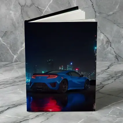 Acura NSX Blue Supercar Night City