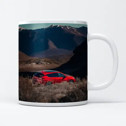 Acura RDX Red SUV Mountain Landscape