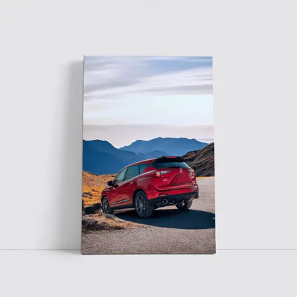 Acura RDX Red SUV Mountain Road