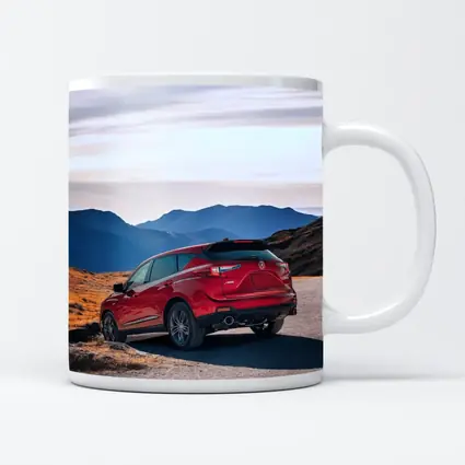 Acura RDX Red SUV Mountain Road