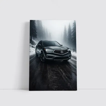 Acura RDX Dark Gray Misty Winter Road