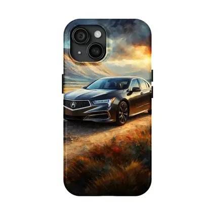 Acura RL Impressionism Style Desert Landscape