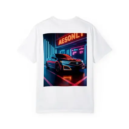 Acura RLX Neon Lit Night Scene