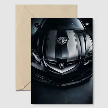 Acura RSX Type S Dark Hood Close Up