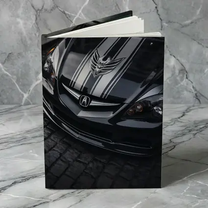 Acura RSX Black Hood Cobblestone Street