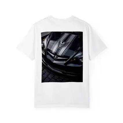Acura RSX Black Hood Cobblestone Street