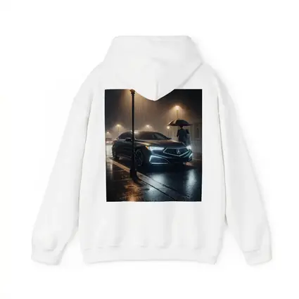 Acura TL Rainy Night Street Scene