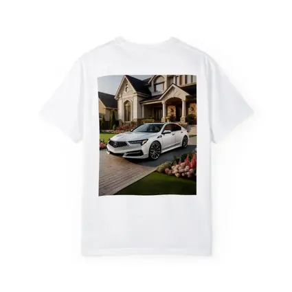 Acura TL White Sedan Luxury Home Driveway