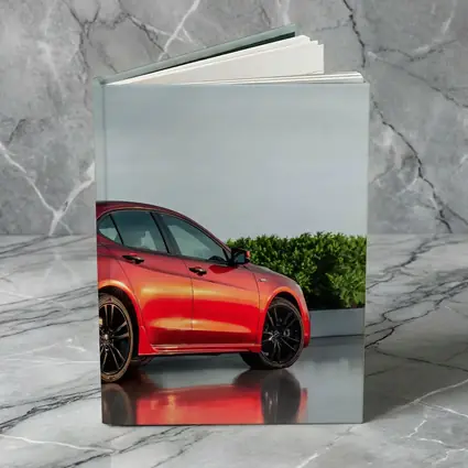 Acura TLX Red Sedan Overcast Sky Background