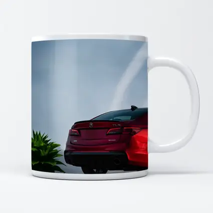 Acura TLX Red Sedan Studio Background