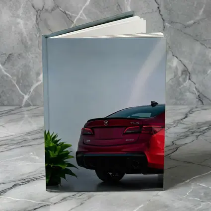 Acura TLX Red Sedan Studio Background