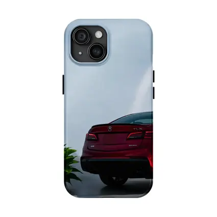 Acura TLX Red Sedan Studio Background