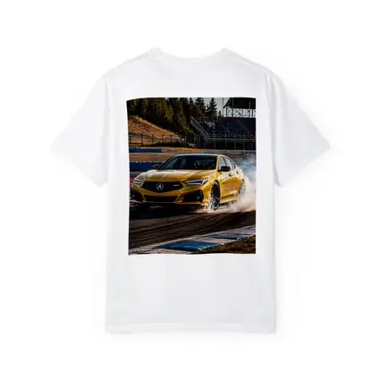 Acura TLX Type S Yellow Track Drift