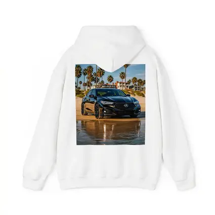 Acura TLX Black Sedan Beach Palm Trees