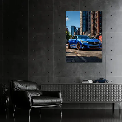 Acura TLX Blue Sport Sedan City Street