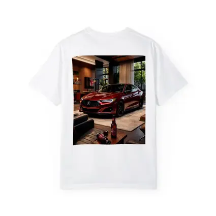 Acura TLX Red Sedan Modern Living Room