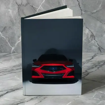 Acura TLX Red Front View Dark Studio