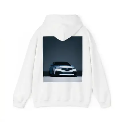 Acura TLX White Car Studio Dark Background