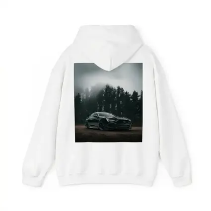 Acura TLX Black Sedan Foggy Forest