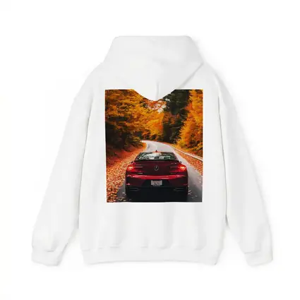 Acura TLX Red Car Autumn Forest Road