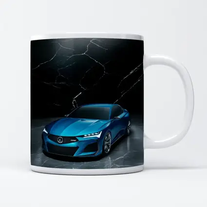 Acura Type S Concept Blue Marble Background