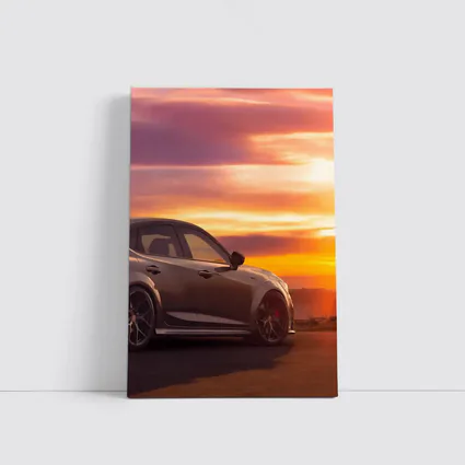 Acura Type S Sedan Golden Sunset Sky