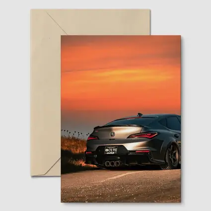 Acura Integra Type S Fiery Sunset Sky